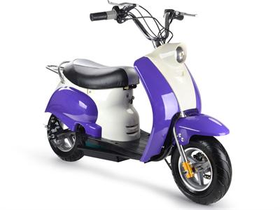 Electric Moped Purple 24v