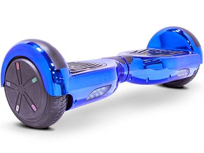 Hoverboard 24v 6.5inch Blue Chrome